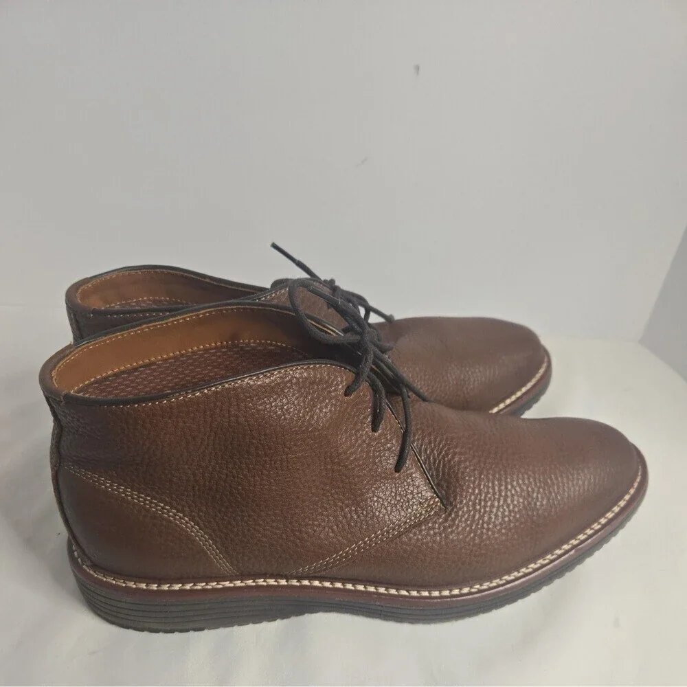 Johnston & Murphy Men's Upton Chukka Boots Dark Tan size 10M